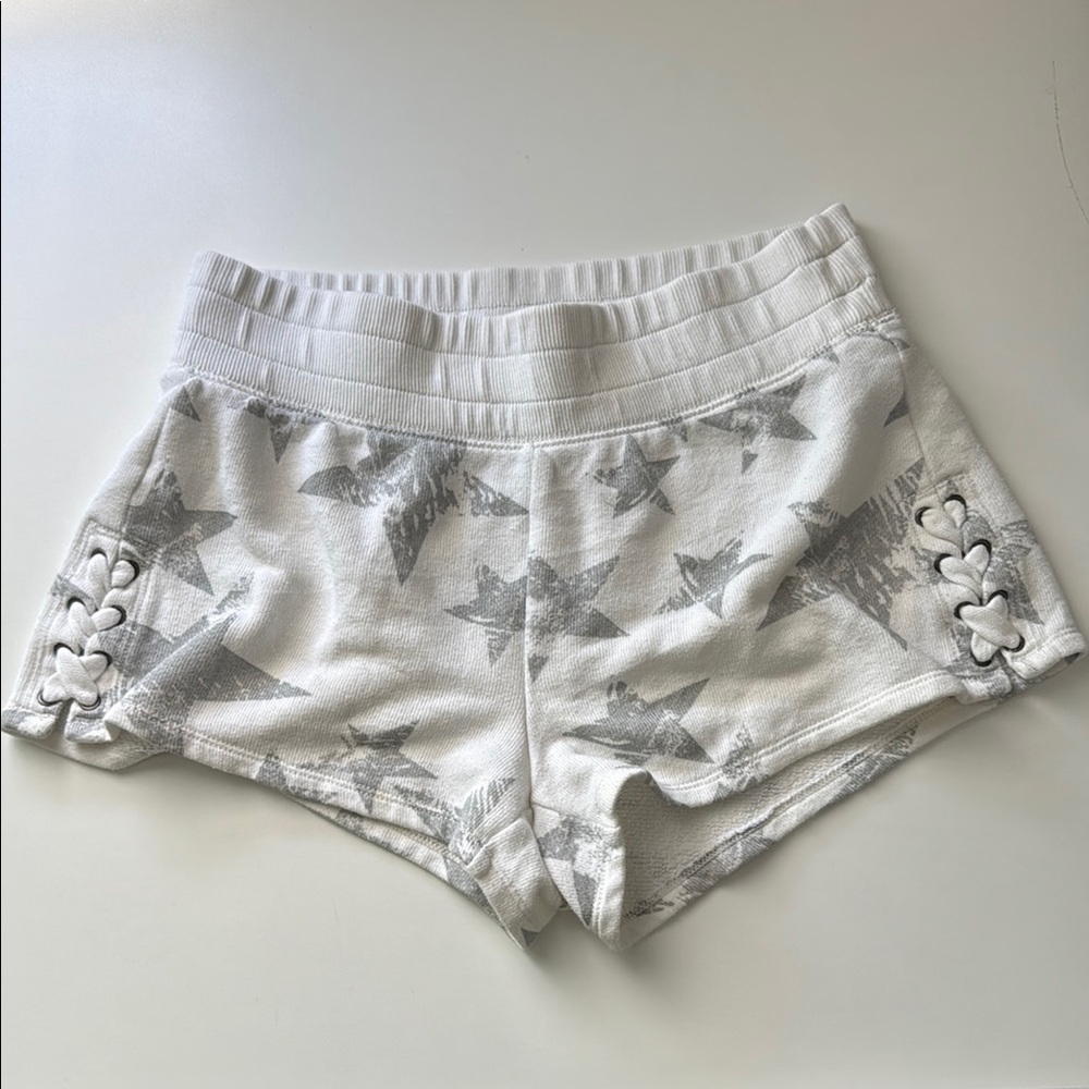 Aerie Gray Athletic Shorts with Soft Cotton-Blend